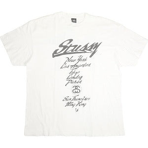 STUSSY ステューシー ×TET 西山徹 2006 WORLD TOUR TEE WHITE Tシャツ 白 Size 【XL】 【中古品-良い】 20800543