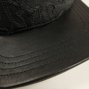 CHROME HEARTS クロム・ハーツ CME CRS HAT TRUCKER CAP LTHR FRONT BLACK キャップ 黒 Size 【フリー】 【新古品・未使用品】 20800607