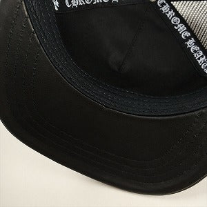 CHROME HEARTS クロム・ハーツ CME CRS HAT TRUCKER CAP LTHR FRONT BLACK キャップ 黒 Size 【フリー】 【新古品・未使用品】 20800607