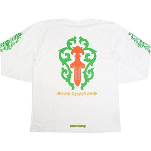 CHROME HEARTS クロム・ハーツ CH Red-green Dagger LOS ANGELS限定 ロンT 白 Size 【L】 【新古品・未使用品】 20800613