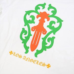 CHROME HEARTS クロム・ハーツ CH Red-green Dagger LOS ANGELS限定 ロンT 白 Size 【L】 【新古品・未使用品】 20800613