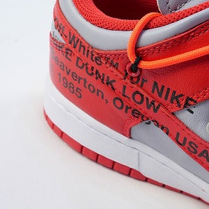 OFF WHITE オフホワイト ×NIKE ナイキ DUNK LOW LTHR / OW CT0856-600 スニーカー 赤 Size 【30.0cm】 【新古品・未使用品】 20800639