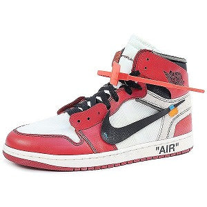 OFF WHITE オフホワイト ×NIKE ナイキ THE 10 AIR JORDAN 1 AA3834-101 スニーカー 赤 Size 【30.0cm】 【中古品-ほぼ新品】 20800654