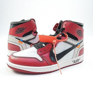 OFF WHITE オフホワイト ×NIKE ナイキ THE 10 AIR JORDAN 1 AA3834-101 スニーカー 赤 Size 【30.0cm】 【中古品-ほぼ新品】 20800654