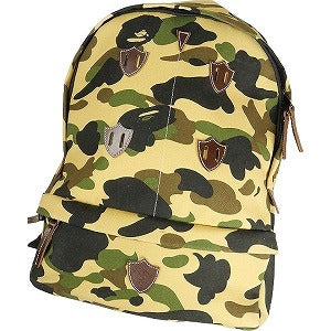 A BATHING APE ア ベイシング エイプ 1ST CAMO BACKPACK YELLOW バックパック 黄 Size 【フリー】 【中古品-良い】 20800685