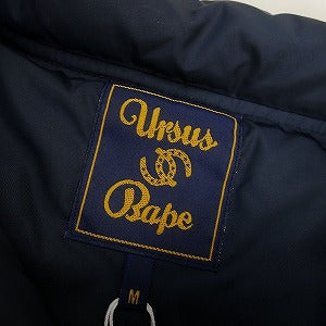 A BATHING APE ア ベイシング エイプ URSUS PAD VEST NAVY ダウンベスト 紺 Size 【M】 【新古品・未使用品】 20800713