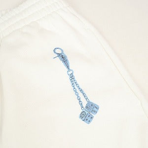 CHROME HEARTS クロム・ハーツ DICE ORG SWEAT PANTS OFF WHITE ラスベガス限定スウェットパンツ 白 Size 【L】 【新古品・未使用品】 20800742