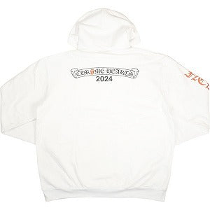 CHROME HEARTS クロム・ハーツ ROLLING STONES PULLOVER HOODIE WHITE NEW YORK限定パーカー 白 Size 【L】 【新古品・未使用品】 20800746