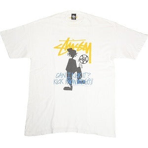 STUSSY ステューシー ×清水エスパルス Graphic Tee White Tシャツ 白 Size 【XL】 【中古品-良い】 20800784