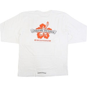 CHROME HEARTS クロム・ハーツ Honolulu Limited Back Scroll Logo L/S Tee White ホノルル限定ロンT 白 Size 【L】 【中古品-ほぼ新品】 20800796