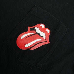 CHROME HEARTS クロム・ハーツ ROLLING STONES SS PKT TEE BLACK Tシャツ 黒 Size 【L】 【中古品-良い】 20800818