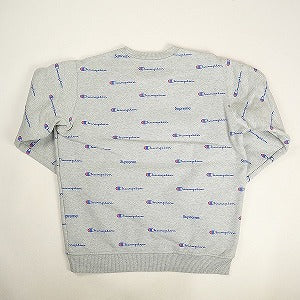 SUPREME シュプリーム ×Champion 13AW Chrome Crewneck Grey クルーネックスウェット 灰 Size 【S】 【中古品-良い】 20800856