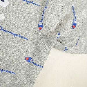 SUPREME シュプリーム ×Champion 13AW Chrome Crewneck Grey クルーネックスウェット 灰 Size 【S】 【中古品-良い】 20800856