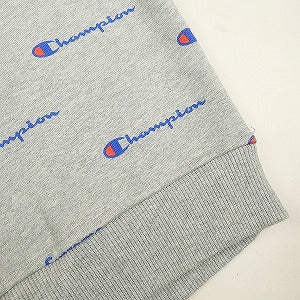 SUPREME シュプリーム ×Champion 13AW Chrome Crewneck Grey クルーネックスウェット 灰 Size 【S】 【中古品-良い】 20800856