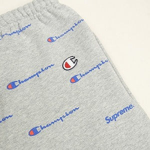 SUPREME シュプリーム ×Champion 13AW Chrome Sweat Pant Grey スウェットパンツ 灰 Size 【S】 【中古品-良い】 20800857