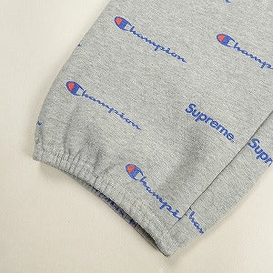 SUPREME シュプリーム ×Champion 13AW Chrome Sweat Pant Grey スウェットパンツ 灰 Size 【S】 【中古品-良い】 20800857