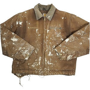 VINTAGE ヴィンテージ Carhartt Detroit Jacket Regular Brown Painted ジャケット 茶 Size 【L相当】 【中古品-良い】 20801061