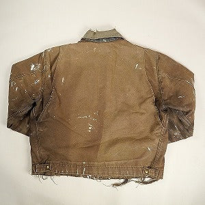 VINTAGE ヴィンテージ Carhartt Detroit Jacket Regular Brown Painted ジャケット 茶 Size 【L相当】 【中古品-良い】 20801061