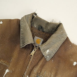 VINTAGE ヴィンテージ Carhartt Detroit Jacket Regular Brown Painted ジャケット 茶 Size 【L相当】 【中古品-良い】 20801061