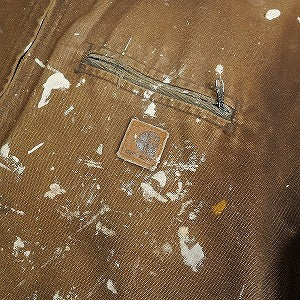 VINTAGE ヴィンテージ Carhartt Detroit Jacket Regular Brown Painted ジャケット 茶 Size 【L相当】 【中古品-良い】 20801061