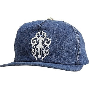 CHROME HEARTS クロム・ハーツ HAT SLOUCHY 5 PANEL DENIM INDIGO キャップ インディゴ Size 【フリー】 【新古品・未使用品】 20801118