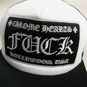 CHROME HEARTS クロム・ハーツ TRUCKER CAP BLACK/WHITE FUCKロゴメッシュキャップ 黒白 Size 【フリー】 【新古品・未使用品】 20801119