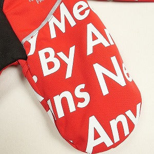 SUPREME シュプリーム ×The North Face By Any Means Winter Runners Gloves Red 手袋 赤 Size 【M】 【新古品・未使用品】 20801213