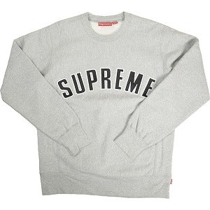 SUPREME シュプリーム 15AW Arc Logo Crewneck Grey クルーネックスウェット 灰 Size 【S】 【中古品-良い】 20801230