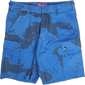 SUPREME シュプリーム 21SS Overdyed Camo Cargo Short Blue カーゴショーツ 青 Size 【W30】 【新古品・未使用品】 20801248