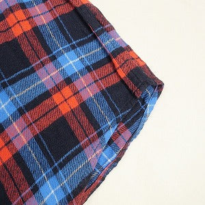 CHROME HEARTS クロム・ハーツ LOOSE END CHECK SHIRT BLUE/RED 長袖シャツ 赤 Size 【S】 【中古品-良い】 20801380