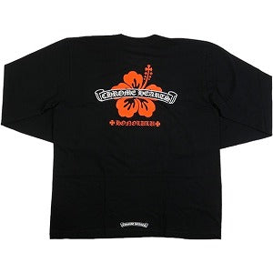 CHROME HEARTS クロム・ハーツ Honolulu Limited Back Scroll Logo L/S Tee ホノルル限定ロンT 黒 Size 【M】 【新古品・未使用品】 20801382