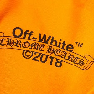 CHROME HEARTS クロム・ハーツ ×OFF WHITE 18SS PULLOVER HOODIE ORANGE パーカー オレンジ Size 【S】 【新古品・未使用品】 20801383