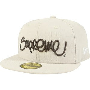 SUPREME シュプリーム 22SS Handstyle New Era Stone ニューエラキャップ ベージュ Size 【7　5/8(XL)】 【新古品・未使用品】 20801396