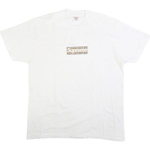 SUPREME シュプリーム ×Burberry 22SS Box Logo Tee White BOXロゴTシャツ 白 Size 【M】 【新古品・未使用品】 20801405