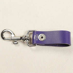 SUPREME シュプリーム 21SS Leather Key Loop Purple キーホルダー 紫 Size 【フリー】 【新古品・未使用品】 20801407