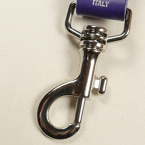 SUPREME シュプリーム 21SS Leather Key Loop Purple キーホルダー 紫 Size 【フリー】 【新古品・未使用品】 20801407