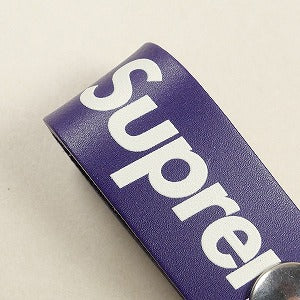 SUPREME シュプリーム 21SS Leather Key Loop Purple キーホルダー 紫 Size 【フリー】 【新古品・未使用品】 20801407