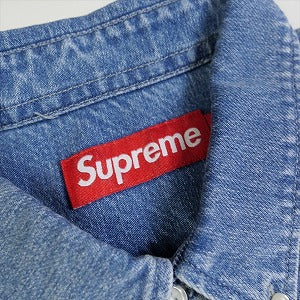 SUPREME シュプリーム 23AW Small Box Shirt Denim 長袖シャツ インディゴ Size 【S】 【新古品・未使用品】 20801409