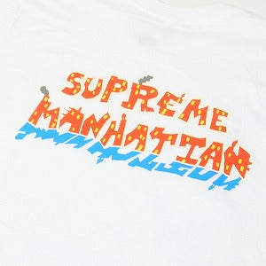 SUPREME シュプリーム 22SS Manhattan Tee White Tシャツ 白 Size 【S】 【新古品・未使用品】 20801420