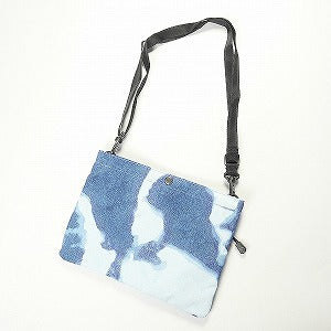 SUPREME シュプリーム ×THE NORTH FACE 21AW Bleached Denim Print Shoulder Bag Indigo ショルダーバッグ 青 Size 【フリー】 【新古品・未使用品】 20801442