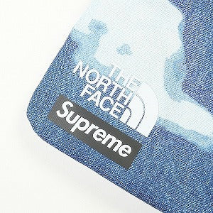 SUPREME シュプリーム ×THE NORTH FACE 21AW Bleached Denim Print Shoulder Bag Indigo ショルダーバッグ 青 Size 【フリー】 【新古品・未使用品】 20801442