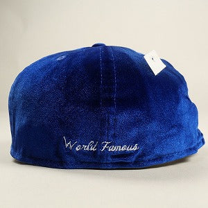 SUPREME シュプリーム 22AW Velour Box Logo New Era Navy ニューエラキャップ 紺 Size 【7　1/2(L)】 【新古品・未使用品】 20801449