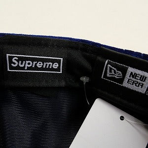 SUPREME シュプリーム 22AW Velour Box Logo New Era Navy ニューエラキャップ 紺 Size 【7　1/2(L)】 【新古品・未使用品】 20801449