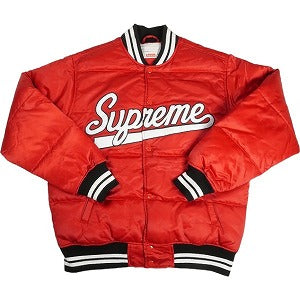 SUPREME シュプリーム 16AW Script Varsity Puffy Jacket Red バーシティジャケット 赤 Size 【S】 【中古品-非常に良い】 20801459