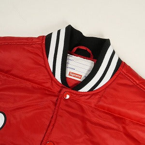 SUPREME シュプリーム 16AW Script Varsity Puffy Jacket Red バーシティジャケット 赤 Size 【S】 【中古品-非常に良い】 20801459