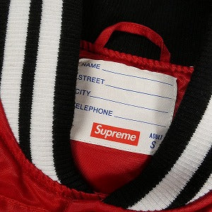 SUPREME シュプリーム 16AW Script Varsity Puffy Jacket Red バーシティジャケット 赤 Size 【S】 【中古品-非常に良い】 20801459