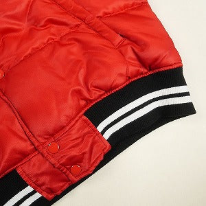 SUPREME シュプリーム 16AW Script Varsity Puffy Jacket Red バーシティジャケット 赤 Size 【S】 【中古品-非常に良い】 20801459