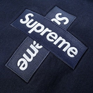 SUPREME シュプリーム 20AW Cross Box Logo Hooded Sweatshirt Navy ボックスロゴパーカー 紺 Size 【S】 【新古品・未使用品】 20801460