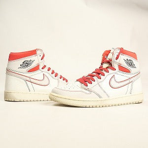 NIKE ナイキ AIR JORDAN 1 RETRO HIGH OG Sail/University Red 555088-160 スニーカー 白赤 Size 【27.0cm】 【中古品-良い】 20801483