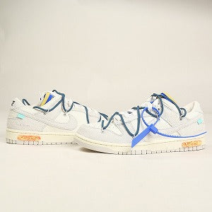 OFF WHITE オフホワイト ×NIKE DUNK LOW 1 OF 50 "16" SAIL/NEUTRAL GREY-NIGHTSHADE DJ0950-111 スニーカー 白灰 Size 【27.0cm】 【新古品・未使用品】 20801496